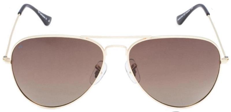 Prive Revaux Commando Aviator Polarized Sunglasses Gold Lens #78125