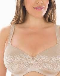 NWT Soma 38DDD Stunning Support Balconette Bra Beige #91840