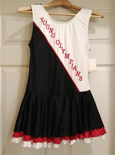 NWT Carol Wior Young Olympian Swim Cheer Dress Costume SZ Small 100074