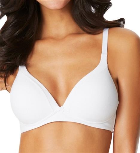 NWOTD Warners 38C Invisible Bliss Cotton Wirefree Bra Lift RN0141A White 100136