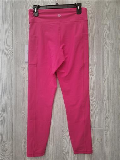 NWT Calme Johnny Was L ENDURANCE HIGH WAIST LEGGING 7/8 Pink 100324