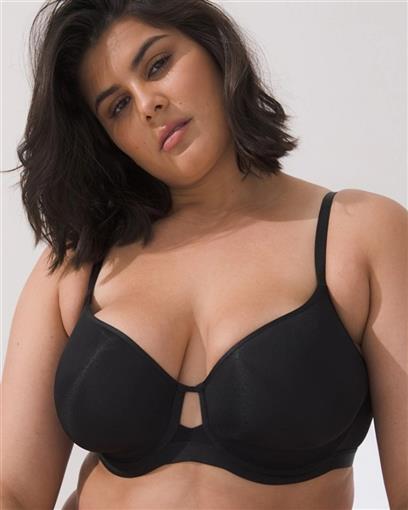 NWOT Soma 42C Lightest Lift Mesh Perfect Coverage Bra Black #101680