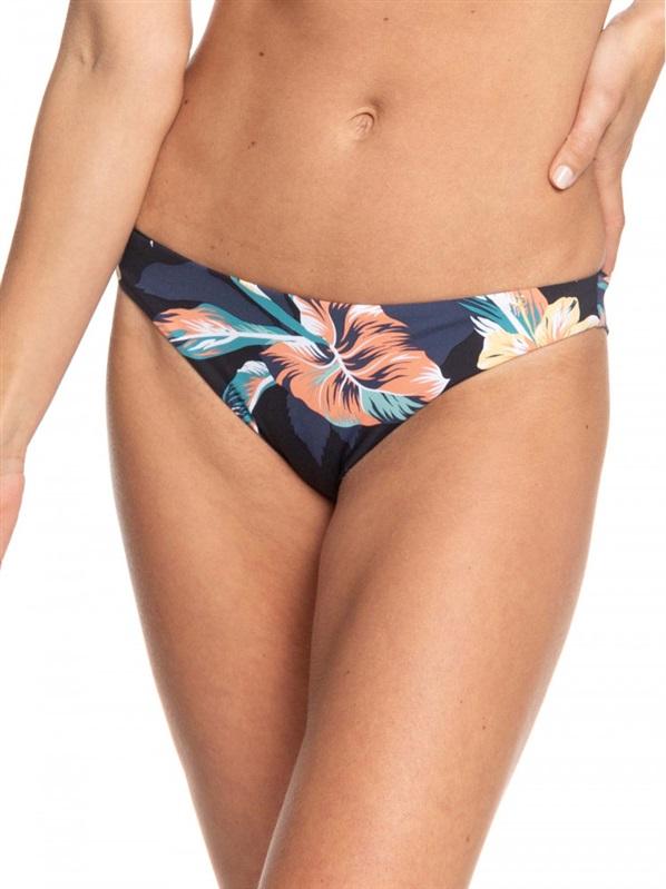 NWT Roxy Beach Classics S Palm Cheeky Low-Rise Bikini Swim Bottom #103060