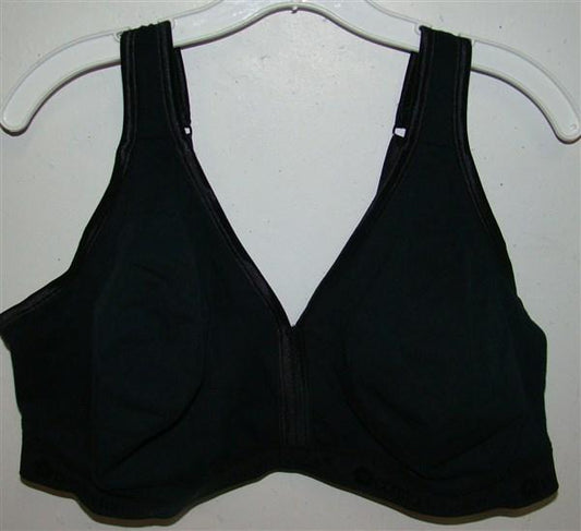 NEW Comfort Choice 42B Seamless Wirefree Leisure Bra Black 106383