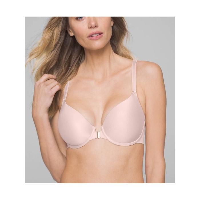 NEW Soma 34D Vanishing 360 Unlined Perfect Coverage Front Close Bra Pink 109582