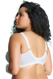 NWT Goddess Keira Bra Banded 6093 Lace Soft Cup 40D White 110129