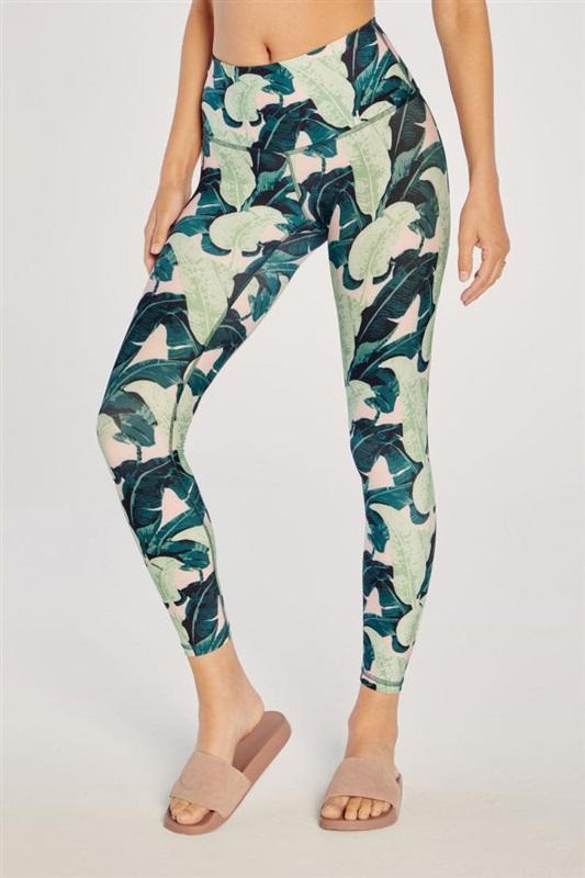 NWT Wildfox S Martinique Leave Compression 7/8 Ankle Leggings 110162