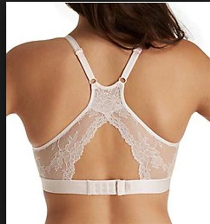 NEW Chantelle LG Everyday Lace Racerback Wirefree Bra 6721 Coral #110254
