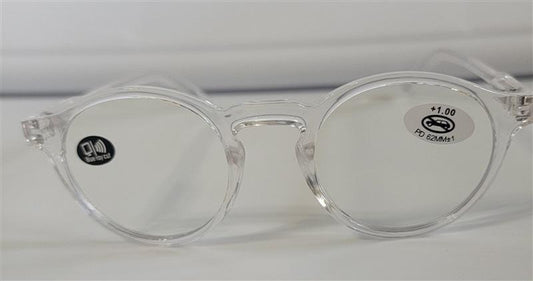 EyeKepper Clear 1.00 Thick Frame Anti Blue Light Reading Glasses #110460