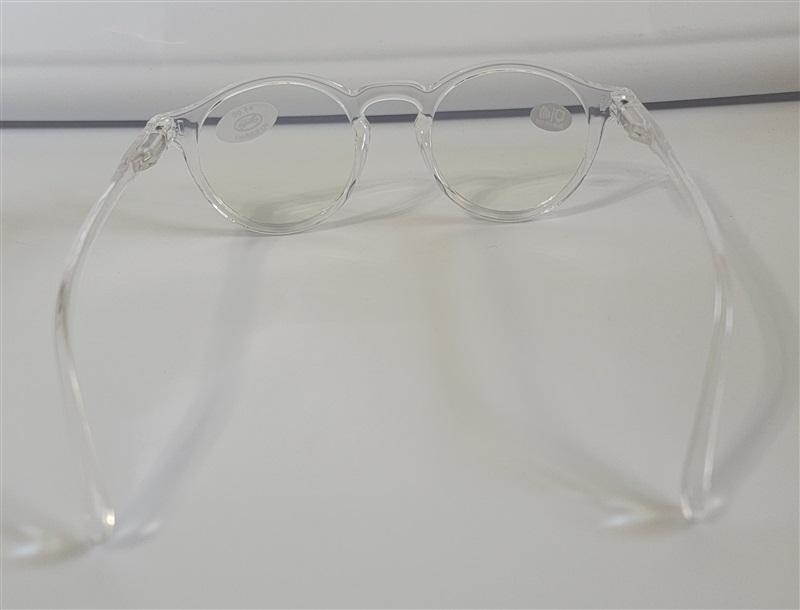 EyeKepper Clear 1.00 Thick Frame Anti Blue Light Reading Glasses #110460