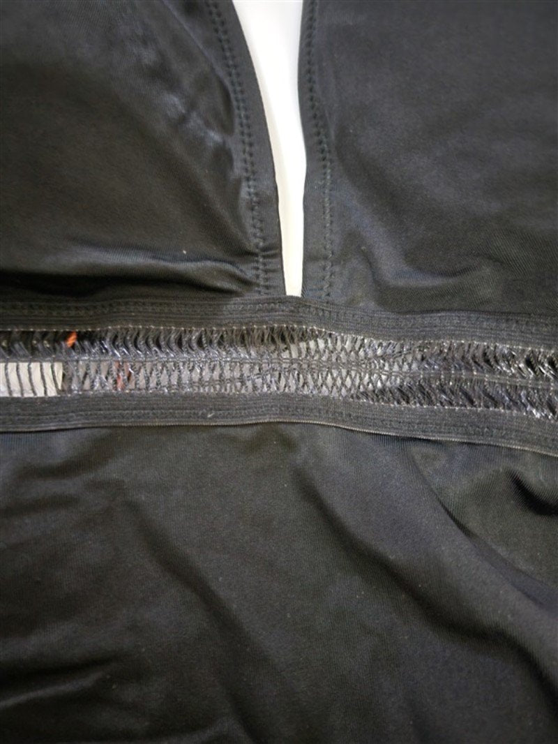 NWT Zingara 8 1Pc MESH HALTER Swimsuit Black 110549