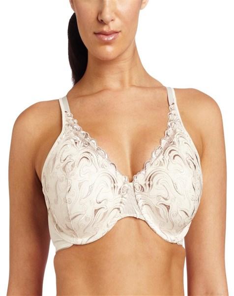NWT Playtex 38DDD White Side Smoothing Embroidered Underwire Bra 4513 #112076