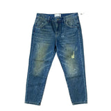 NWT Wildfox Sz 29 Cropped Baggy Boyfriend DaVinci Jeans 112476