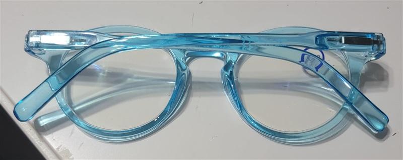 EyeKepper Clear BLUE 1.00 Round Frame Anti Blue Light Reading Glasses 113222