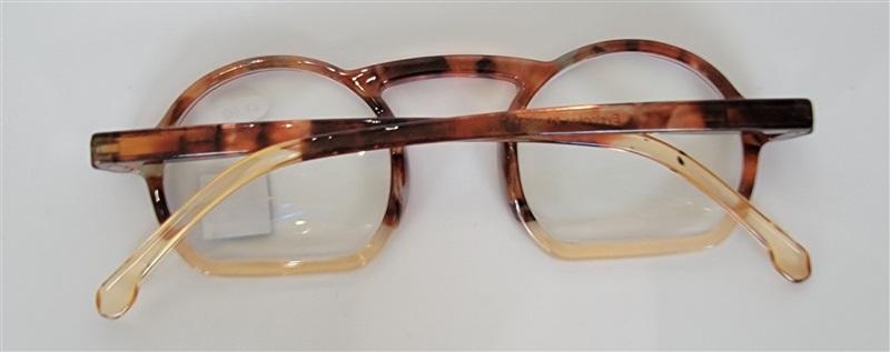 EyeLooker Round Flat Bottom 1.5 Blue Light Tortoise Reading Glasses 113229