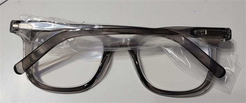 EyeKepper Smoke Grey 1.5 Thick Frame Nerd Anti Blue Light Reading Glasses 113231