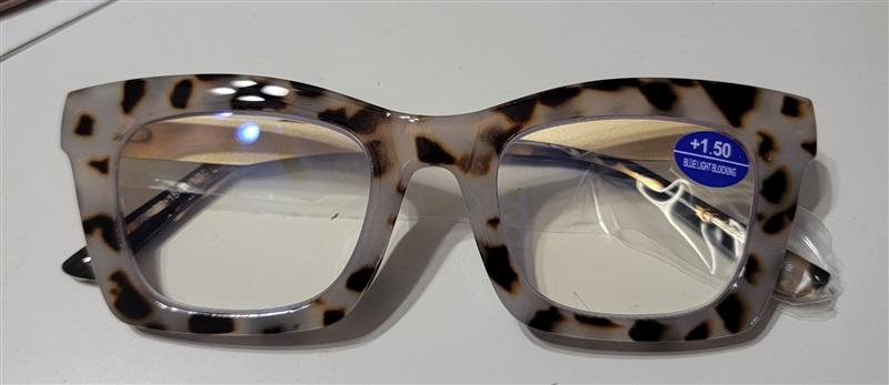 EyeKepper Leopard Nerd 1.5 Cat Eye Thick Reading Nerd Glasses 113237