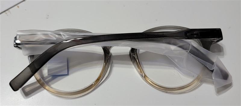 EyeKepper Sheer Gray 1.25 Round Frame Anti Blue Light Reading Glasses 113247