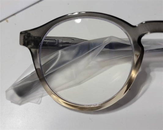 EyeKepper Sheer Gray 1.25 Round Frame Anti Blue Light Reading Glasses 113247