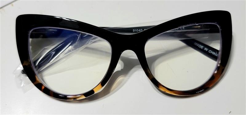 EyeKepper Black Tortoiseshell 1.0 Cat Eye Thick Reading Nerd Glasses 113255