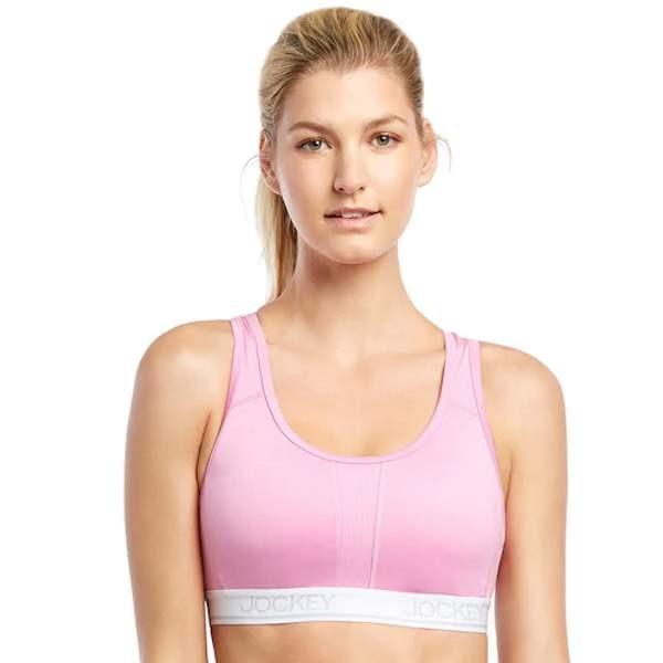 Jockey S Agility Performance Medium-Impact Sports Bra 9526 Pink 113752