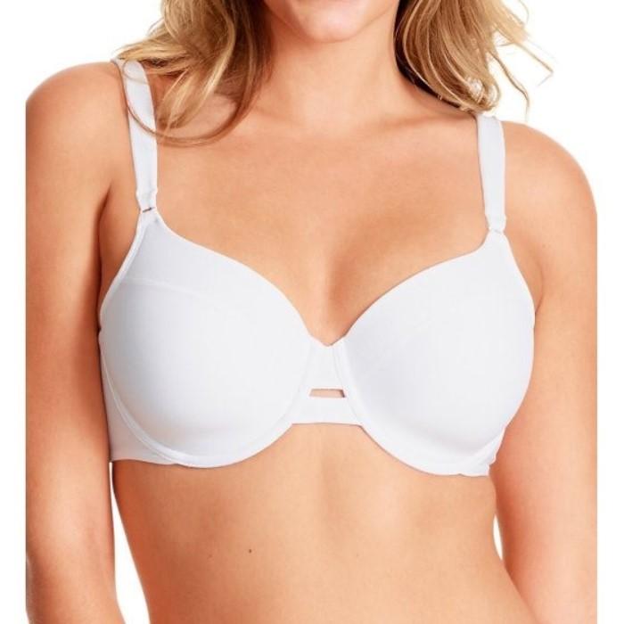 NWOT Olga 36D Play It Cool Underwire Contour Bra GB6281A White 114452