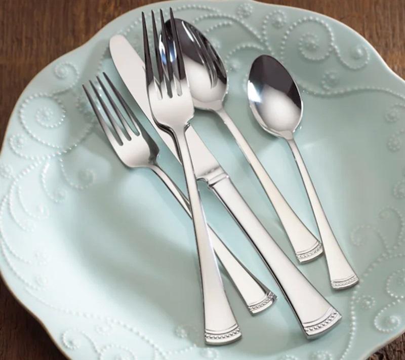 New Lenox Portola 65pc Set Stainless Flatware 114487
