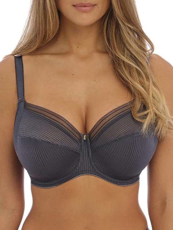 NWOT Fantasie 34I USA Fusion FL3091 Underwire Side Support Bra Gray 114502