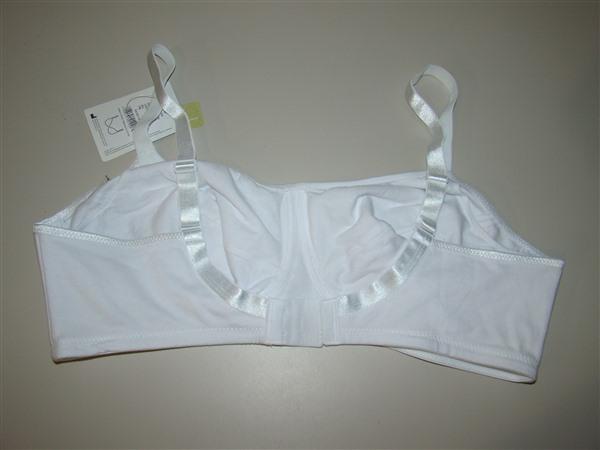 NWOT Amoena 36A Performance SB Wireless Mastectomy Sports Bra 0654 White 114547