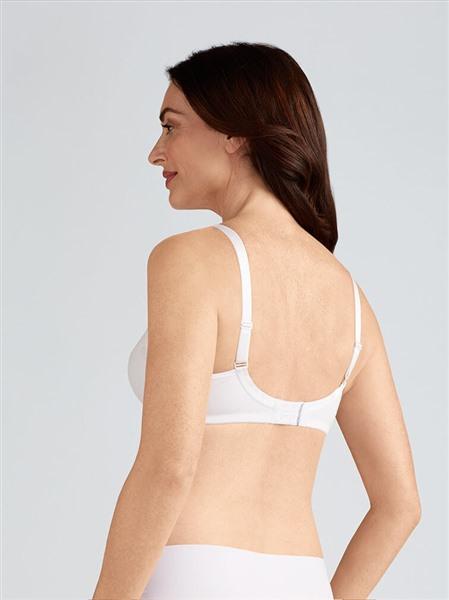 NWOT Amoena 36A Performance SB Wireless Mastectomy Sports Bra 0654 White 114547