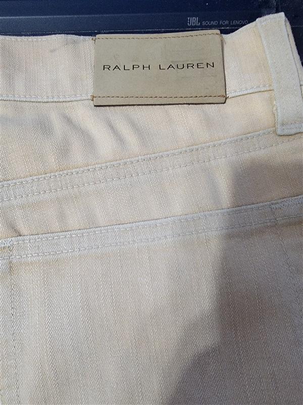 NEW Ralph Lauren 28 Black Label Cigarette 105 Jeans Camel Tan $455 114906