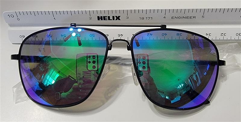 EyeKepper 2.5 Green Mirror Rectangle Reading Bi-Focal Sunglasses 115230