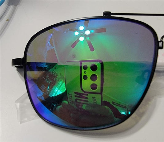 EyeKepper 2.5 Green Mirror Rectangle Reading Bi-Focal Sunglasses 115230