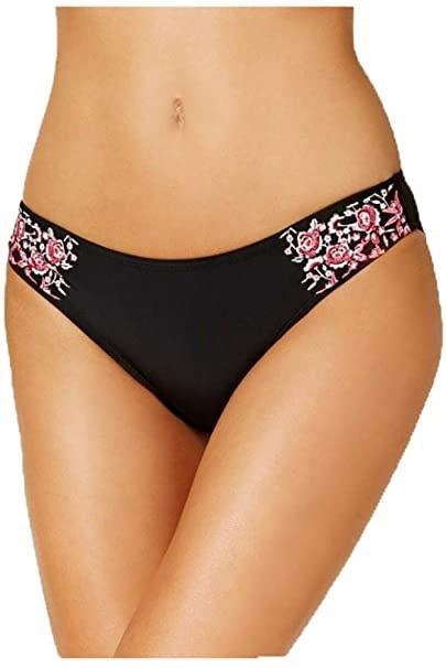 Hula Honey XL Floral Bloom Embroidered 102064 Cheeky Swim Bottoms 115279