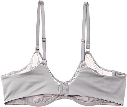 NWT Le Mystere 34G Modern Mesh Unlined 3316 T Shirt Bra Silver 115561