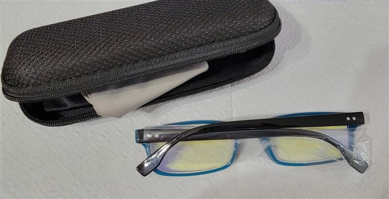 CessBlue Black Teal Rectangle Blue Light 1.0 Reading Nerd Glasses Readers 84310