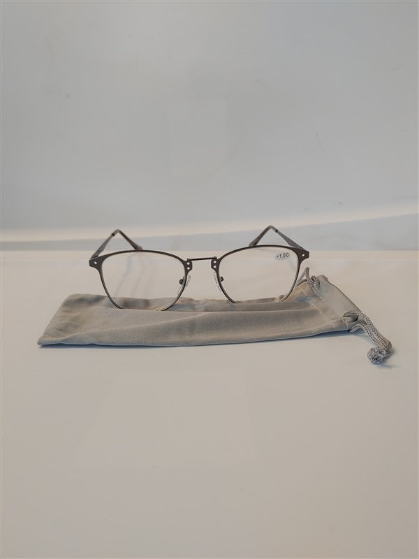 CessBlu Metal Blue Light Reading Glasses 1.00x Unisex 87331 D4