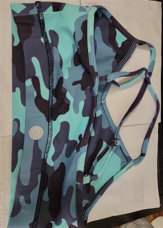 NWT Threads 4 Thoughts March Sports Bra Death Star Camo 90699