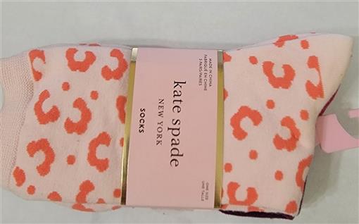 NWT Kate Spade Animal & Stripes Print 3 Pack Socks 92074