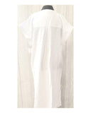 NWt Kate Landry ST2DK251 White Midi Cotton Lounge Dress Med #79074