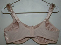 NWt Bali 42C Satin Tracings Minimizer Bra Beige 3562 #36249