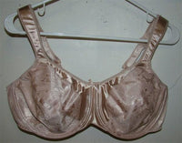 NEW Bali 42DD Satin Tracings Minimizer Bra Taupe or Brown 3562 #43544