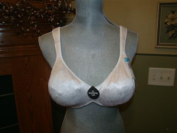 NEW Bali 38D Live It Up Underwire Full Coverage Bra 3353 Ivory #47863
