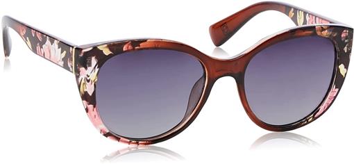 NWT Foster Grant Aisha Floral Cateye Polarized Sunglasses UV400 #90506