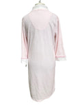 NEW Miss Elaine Plush Terry 39" Long Zip Front Robe SM Pink Rose #68782
