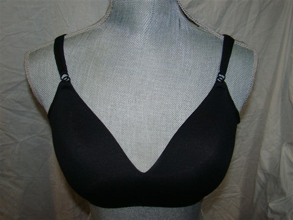 New Warner's 36B No Side Effects Wire-Free Bra 1056 Black #70543