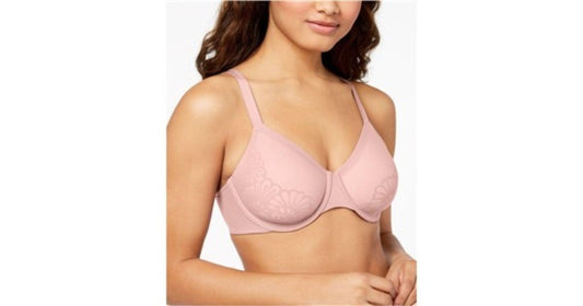 NEW Bali 42B Beauty Lift Natural Lift Underwire Bra 6563 Pink #70599