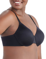 Vanity Fair 40D Nearly Invisible Full Figure Underwire Bra 76207 Blk 72188