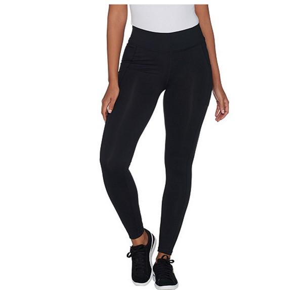 NWT AnyBody M Move Stretch Lounge Legging Pants Black #73637