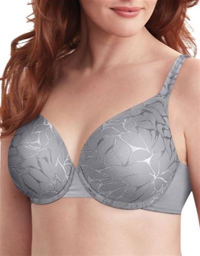 Bali 40C Beauty Lift No Show Support Tailored Underwire Bra 0085 Gray 75579